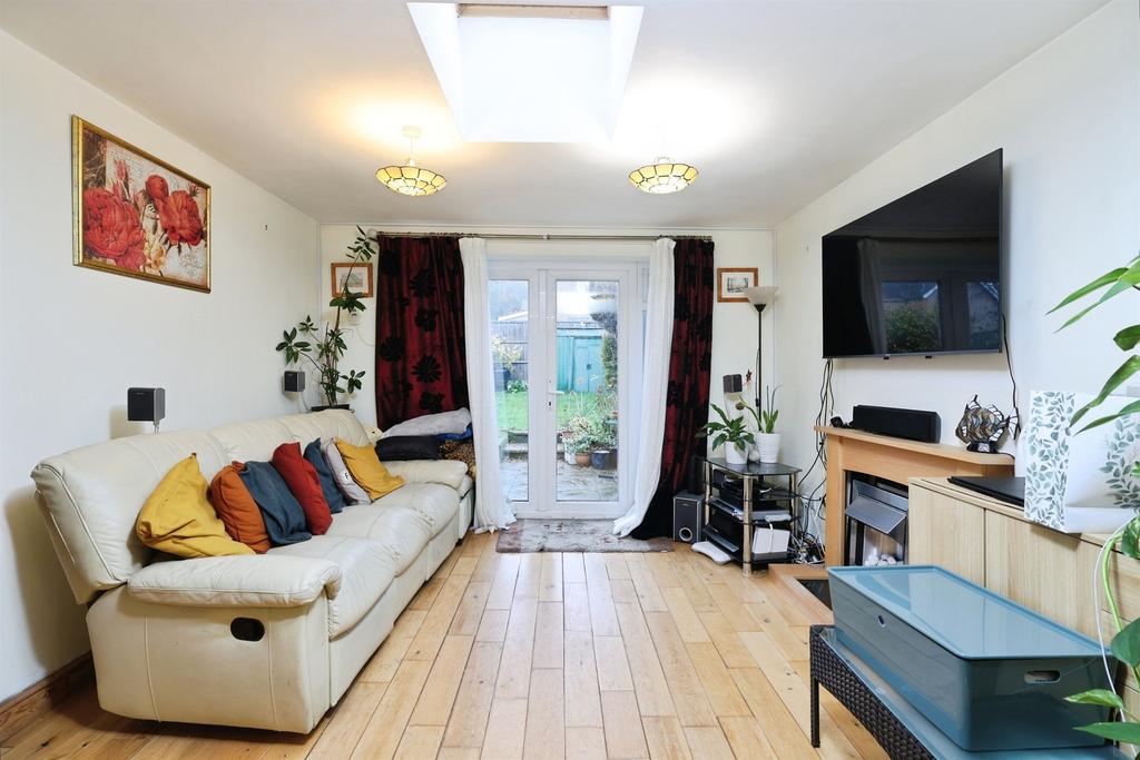 Living room, fireplace
