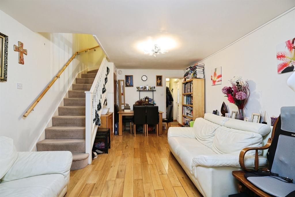 Open-plan living area, open plan living