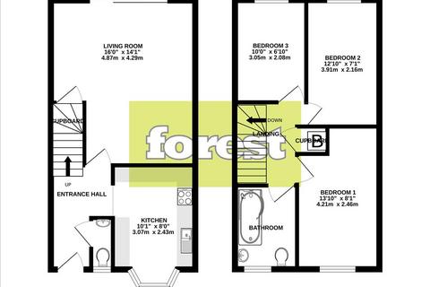 3 bedroom terraced house for sale, Ruscombe Way, Feltham, Middlesex, TW14