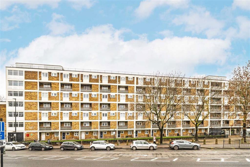 Apartment building facade, block of apartments