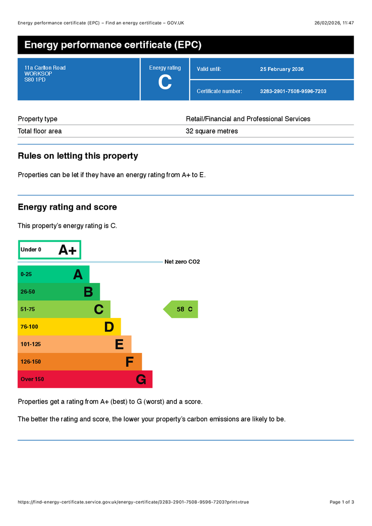 EPC Certificate