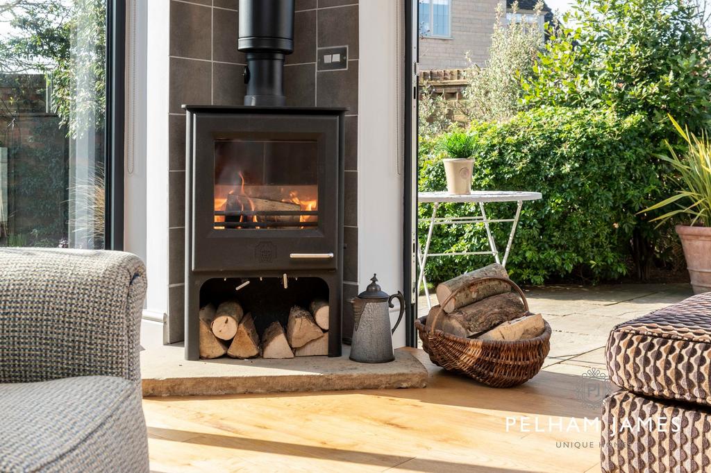 Woodburning Stove, Aldon House, Edenham Road,...