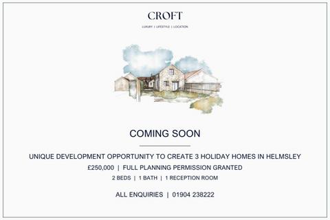 2 bedroom property with land for sale, IN THE HEART OF HELMSLEY