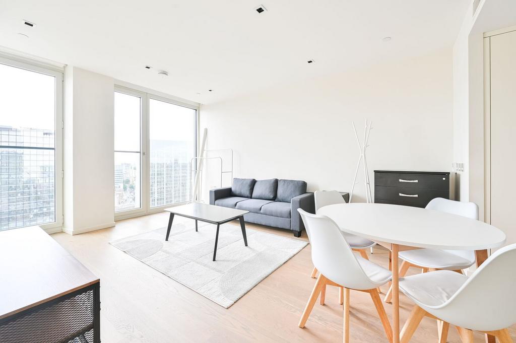 Open-plan living area, open plan living
