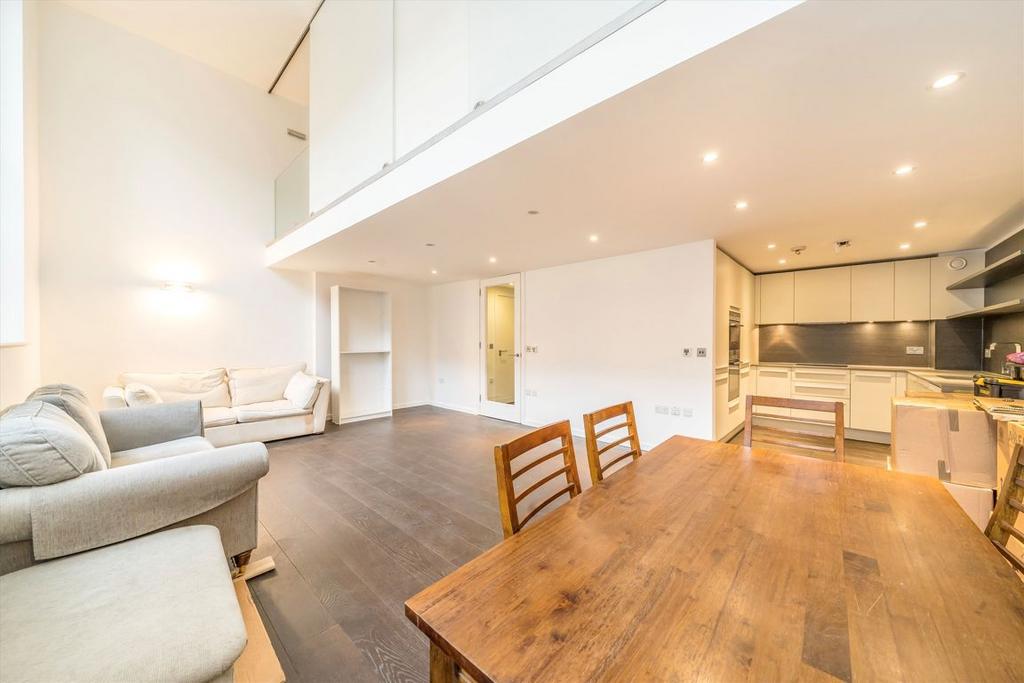 Open-plan living area, open plan living