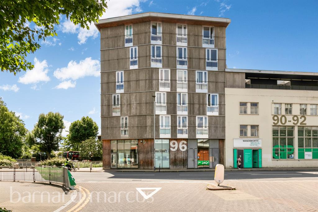 Apartment building facade, block of apartments
