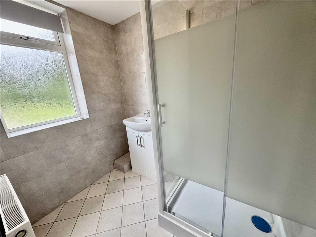 Tiled shower room