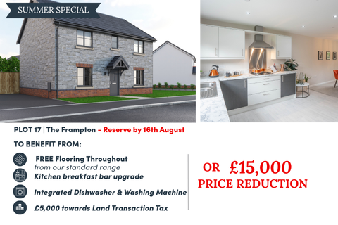 4 bedroom detached house for sale, Plot 17, The Frampton at Rossers Field, Abergavenny NP7