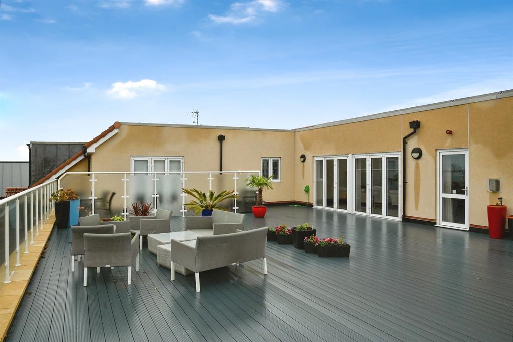 Roof terrace view, roof terrace