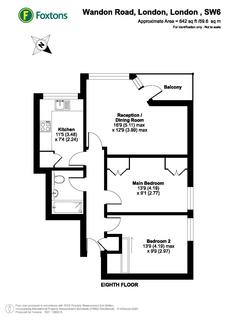 2 bedroom flat for sale, King Charles House, Wandon Road, London, SW6