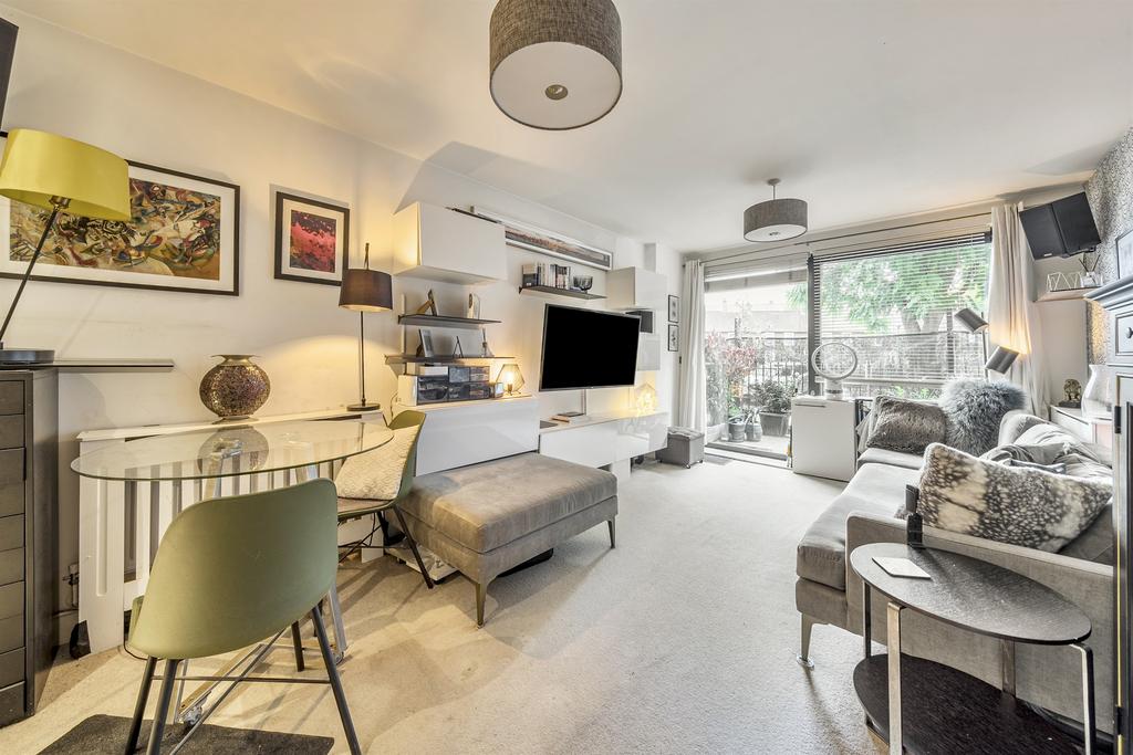 Open-plan living area, open plan living