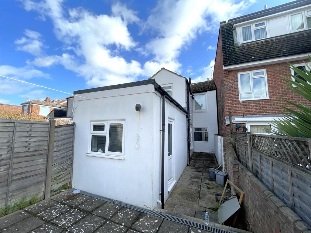 Rear of property