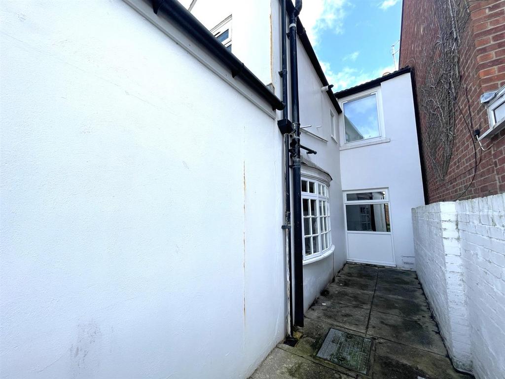 Rear of property