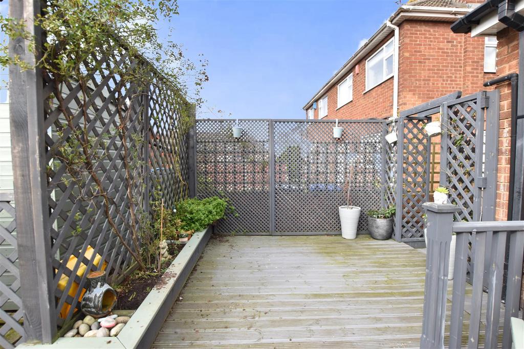 Sheltered decked area