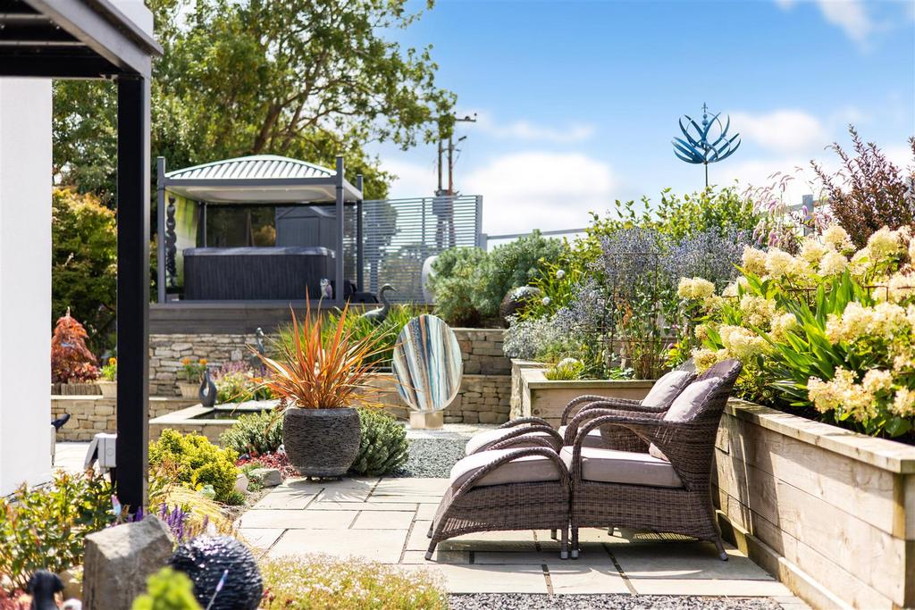 Terraced garden