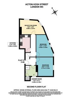 2 bedroom flat to rent, High Street, Acton, London