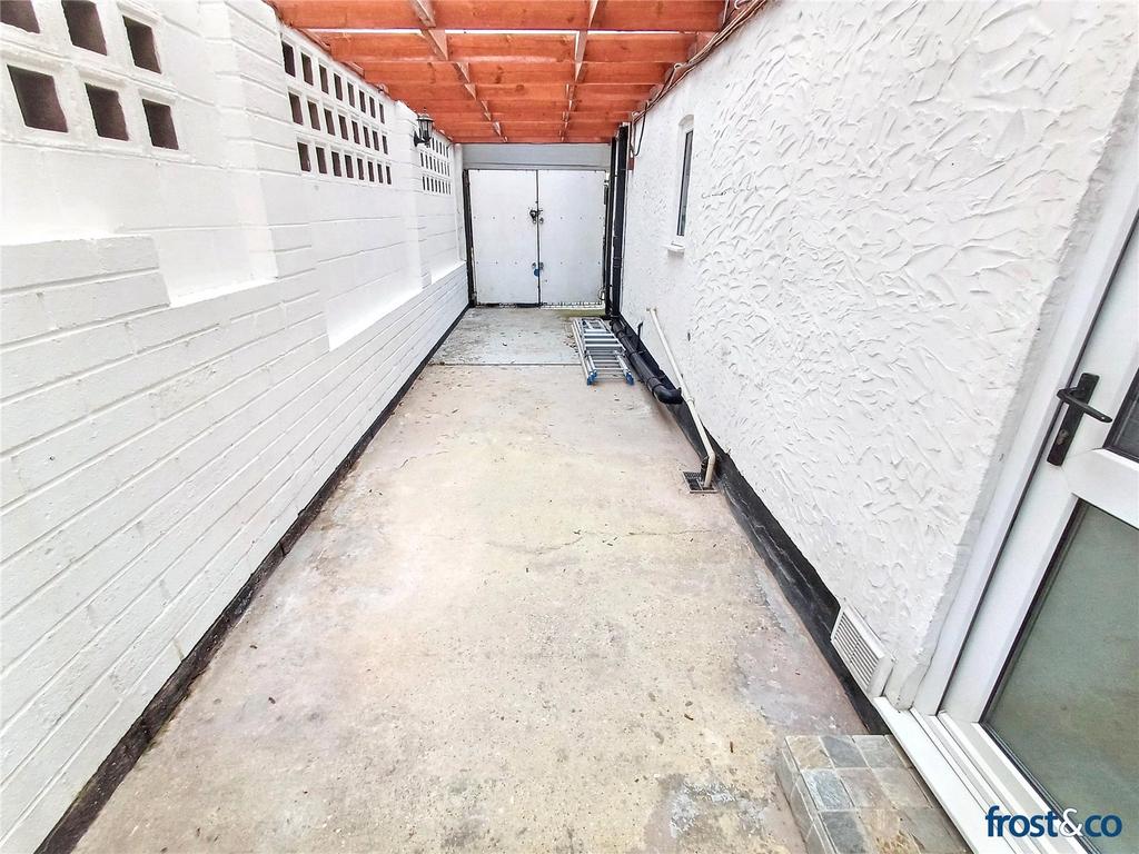 Covered Storage Area