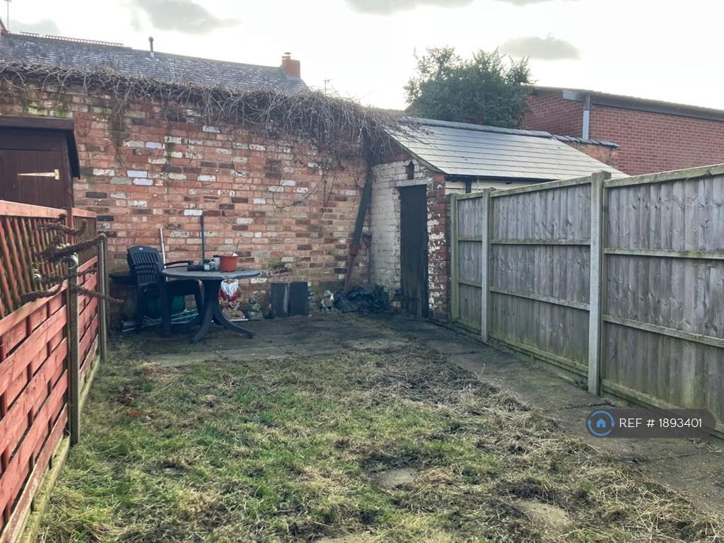 Rear Garden And Brick Storage Shed