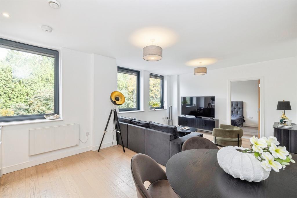 Open-plan living area, open plan living