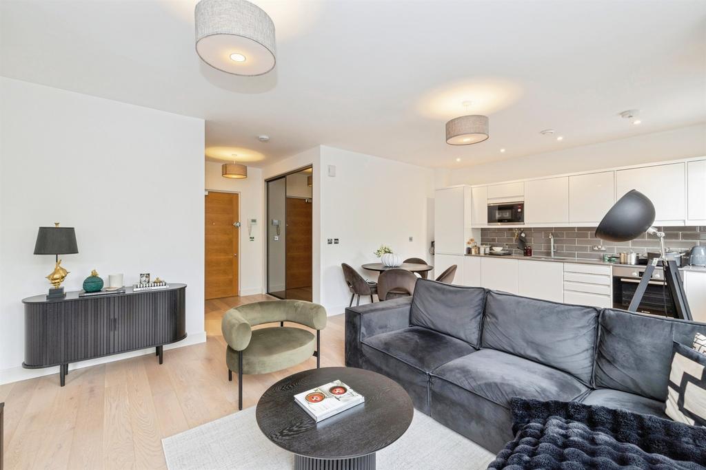 Open-plan living area, open plan living