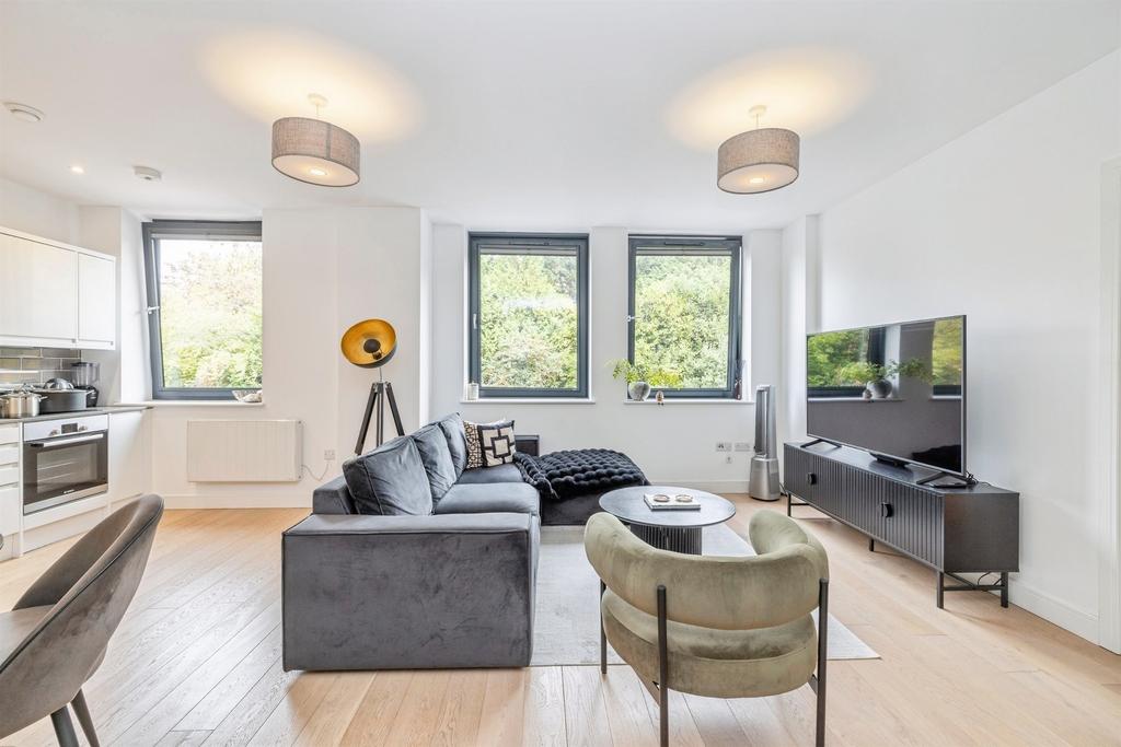 Open-plan living area, open plan living
