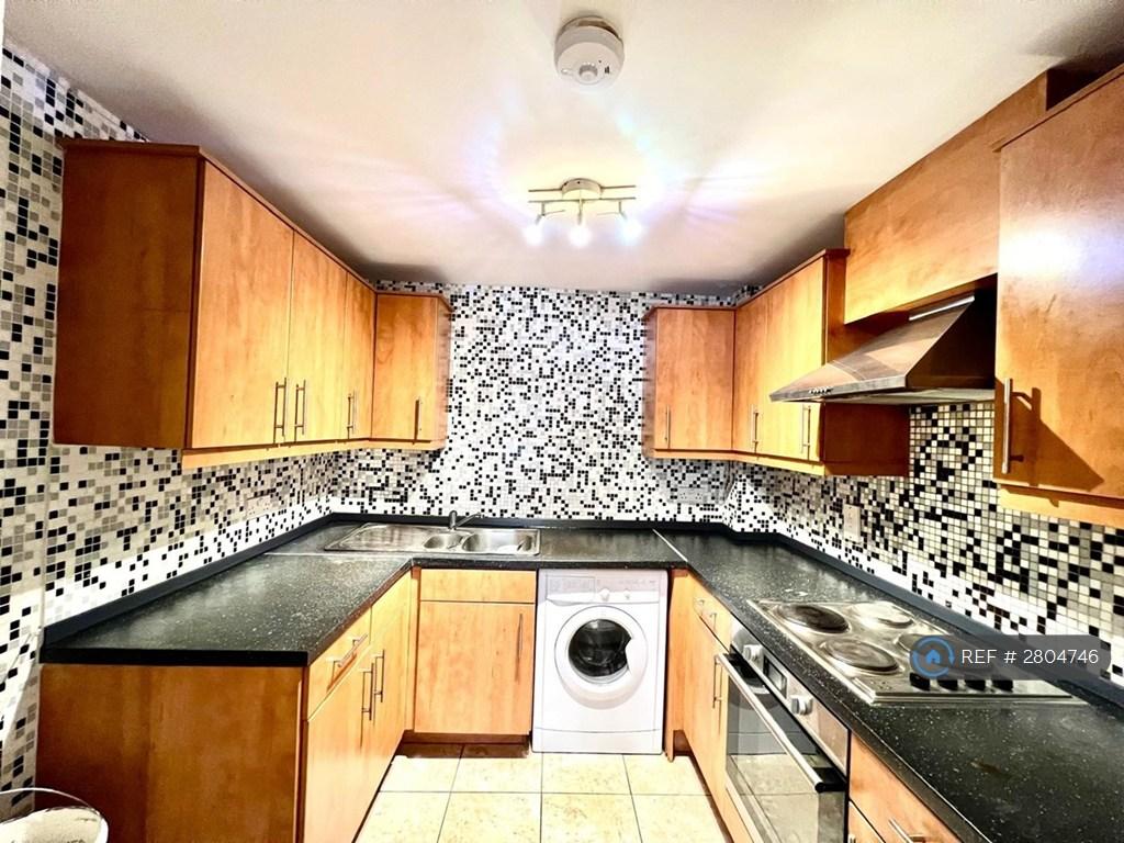 Kitchen, Replaced New Glass Hob &amp; Washer Dryer Now
