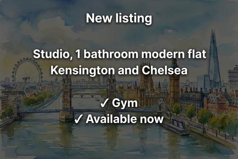Studio to rent, Draycott Avenue