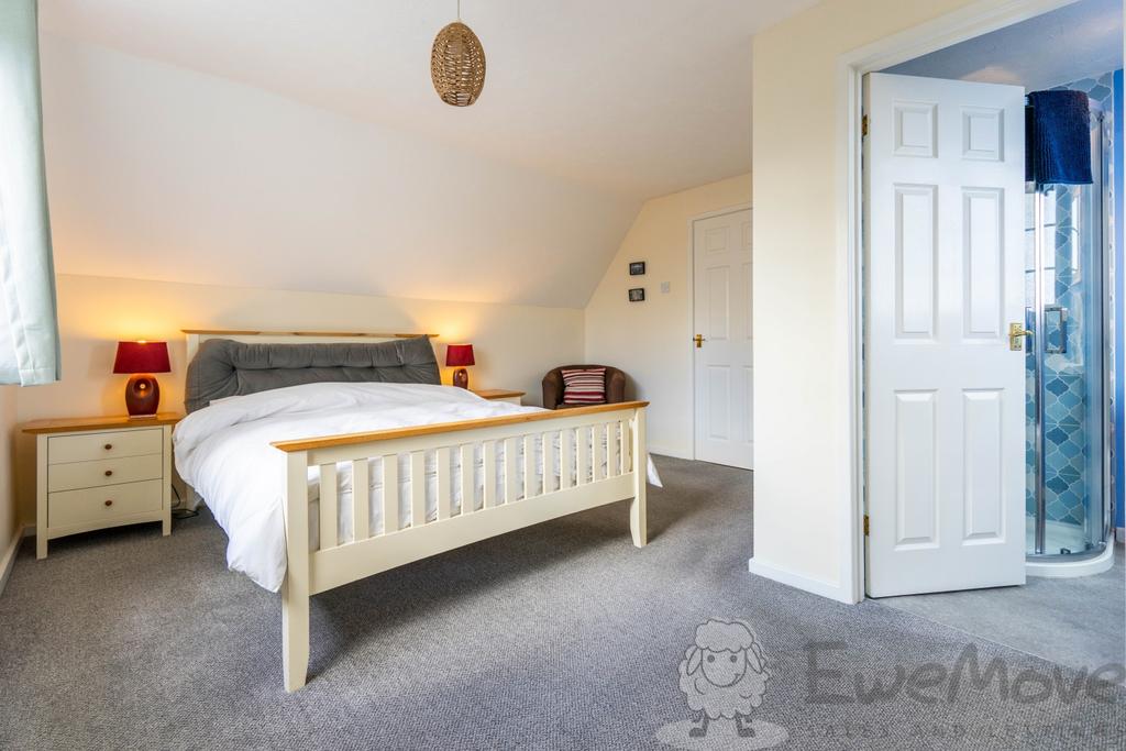 Bedroom One with Ensuite Shower Room