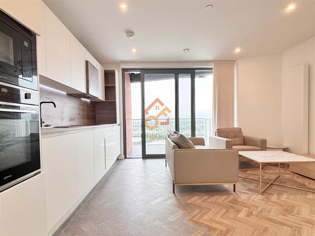 Open-plan living area, open plan living