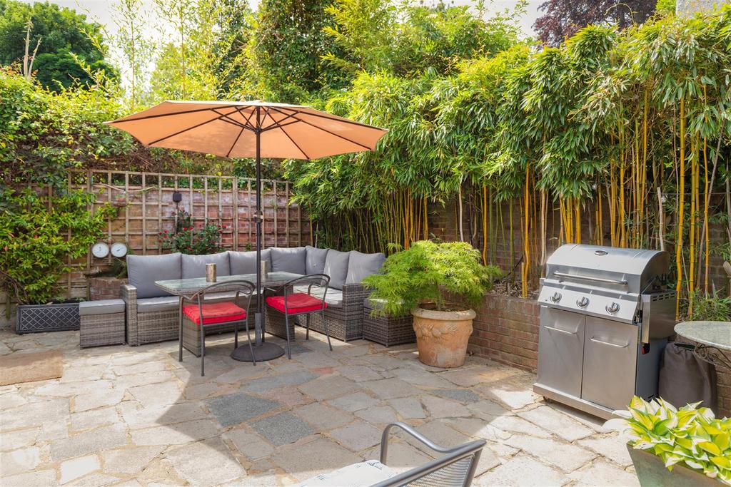 Patio view, garden
