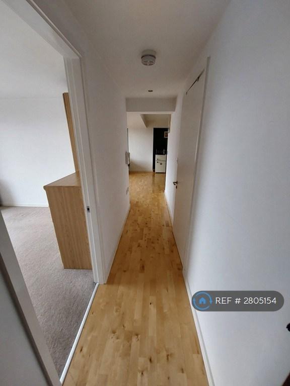 Hallway To Living Room And Bathroom