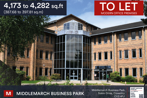 Office to rent, Siskin Dr Coventry CV3 4FJ