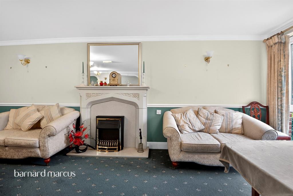 Living room, fireplace