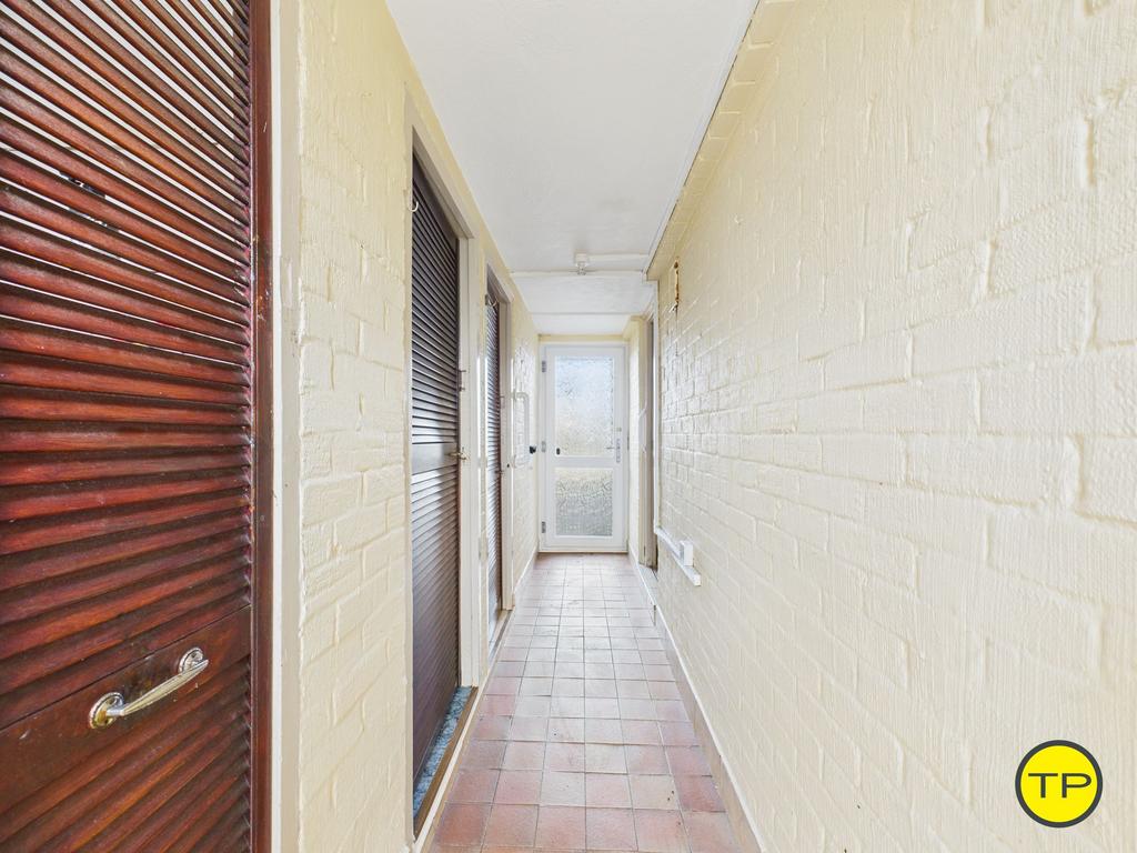 Outhouse hallway