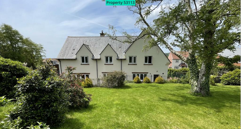 Rear of property