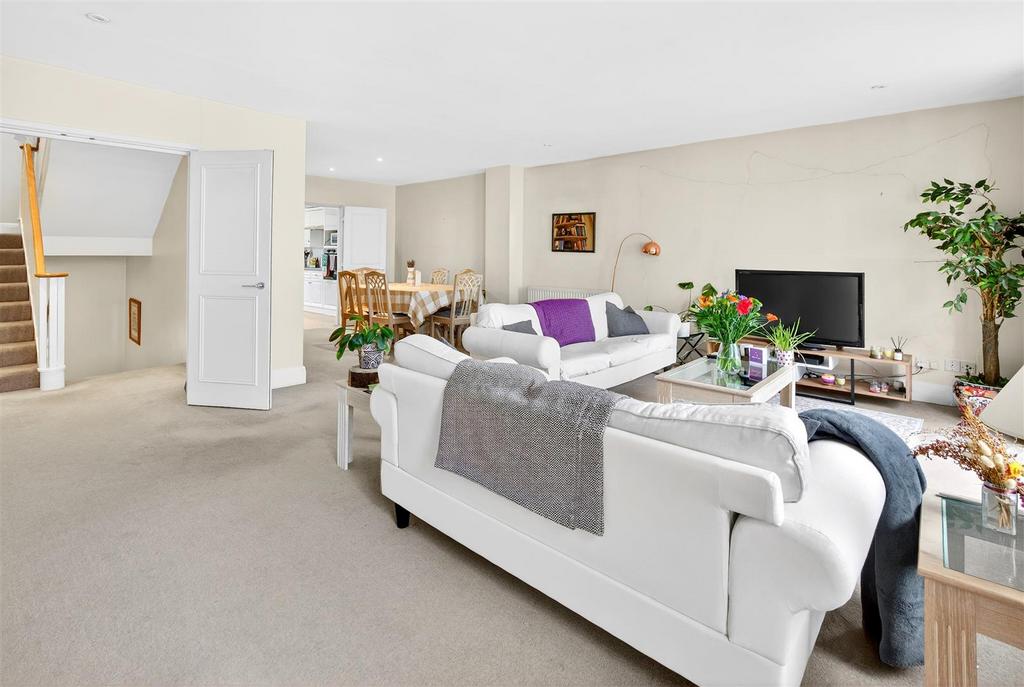 Open-plan living area, open plan living
