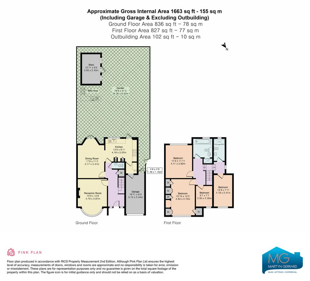 4 bedroom semi-detached house for sale - Floor Plan