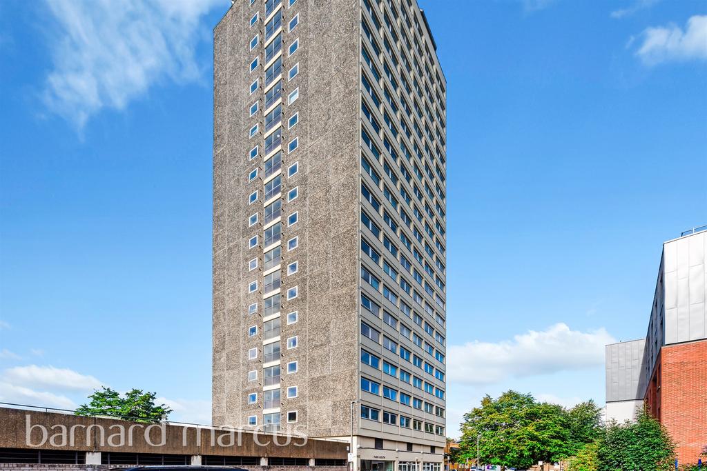 Apartment building facade, block of apartments