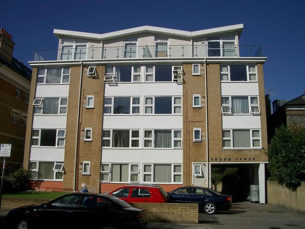 Front of building - This apartment is on the...