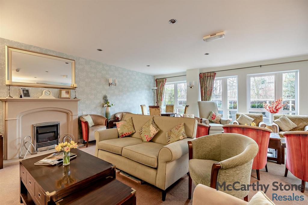 Living room, fireplace