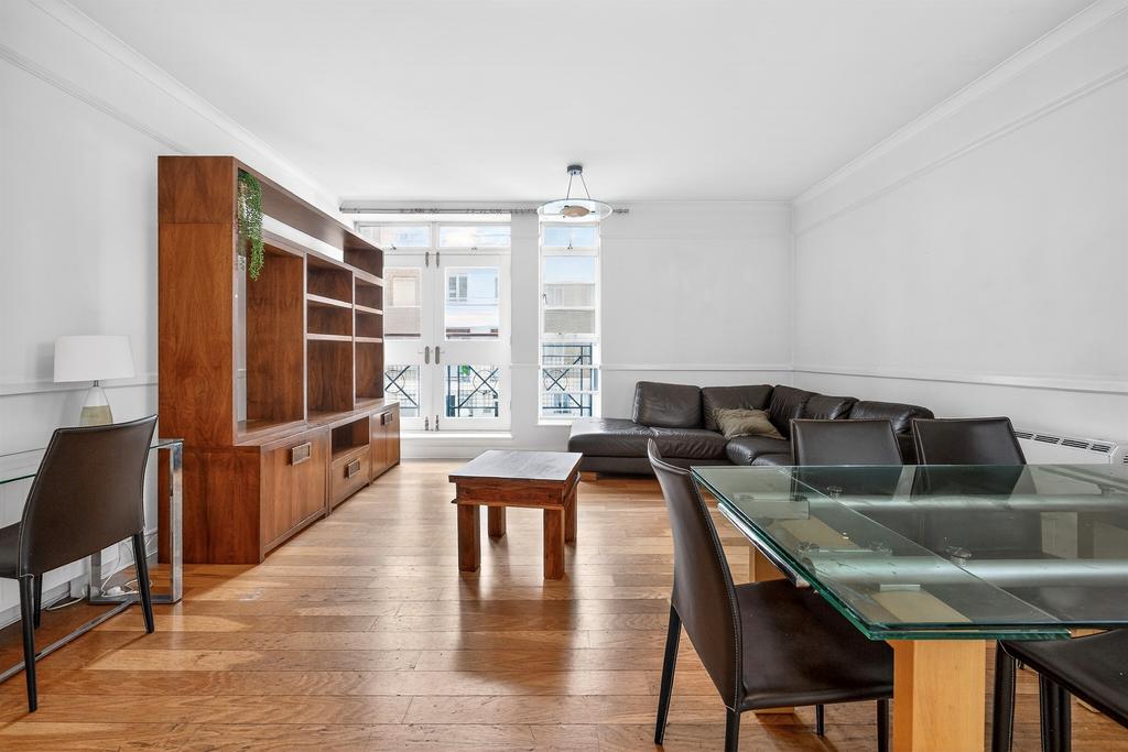 Open-plan living area, open plan living