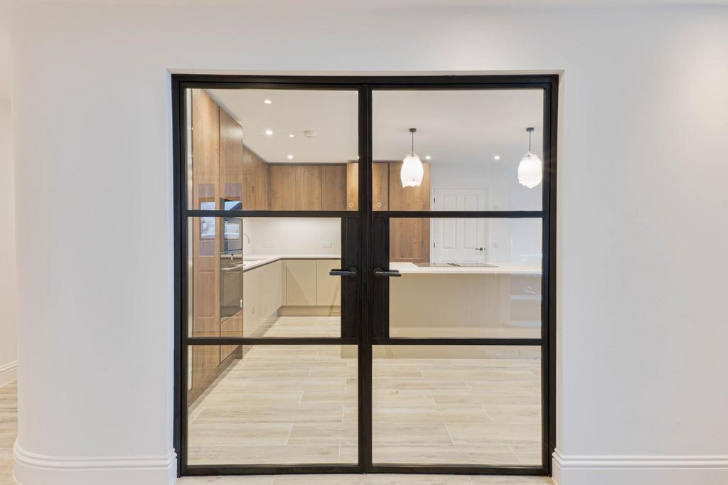Doors to Kitchen