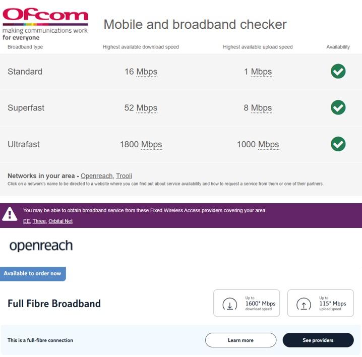 Mobile and Broadband Checker