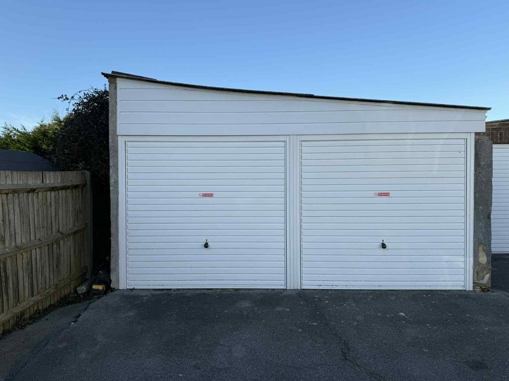 Double garage with rear yard area