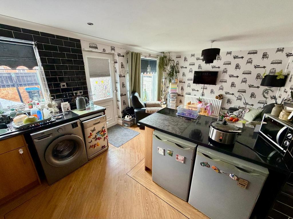 Kitchen into Family Area