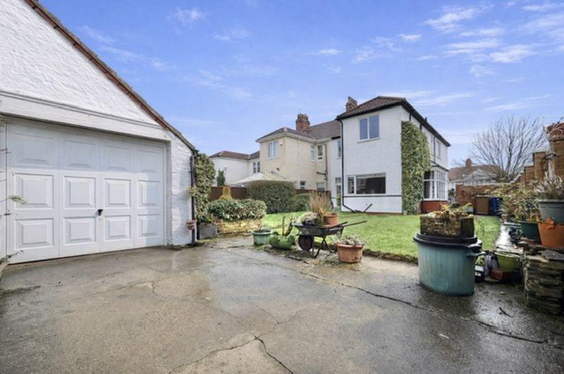 Driveway, garage...