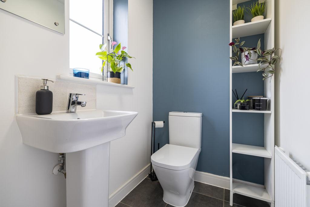 Downstairs cloakroom