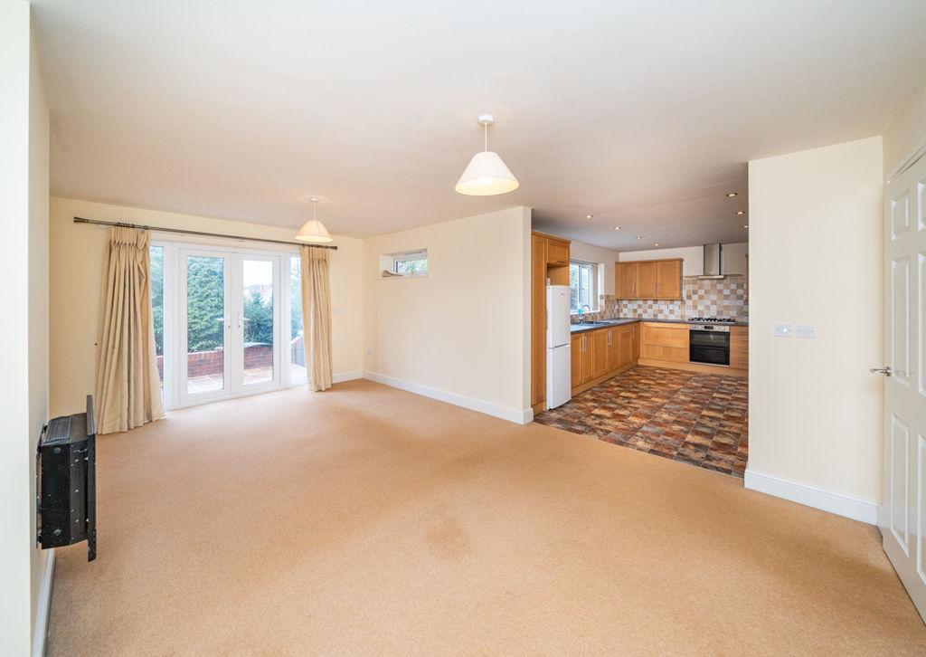 L shaped living room
