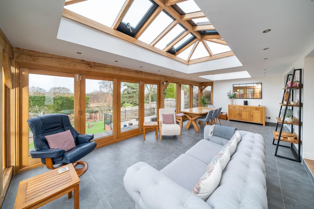 Oak framed orangery