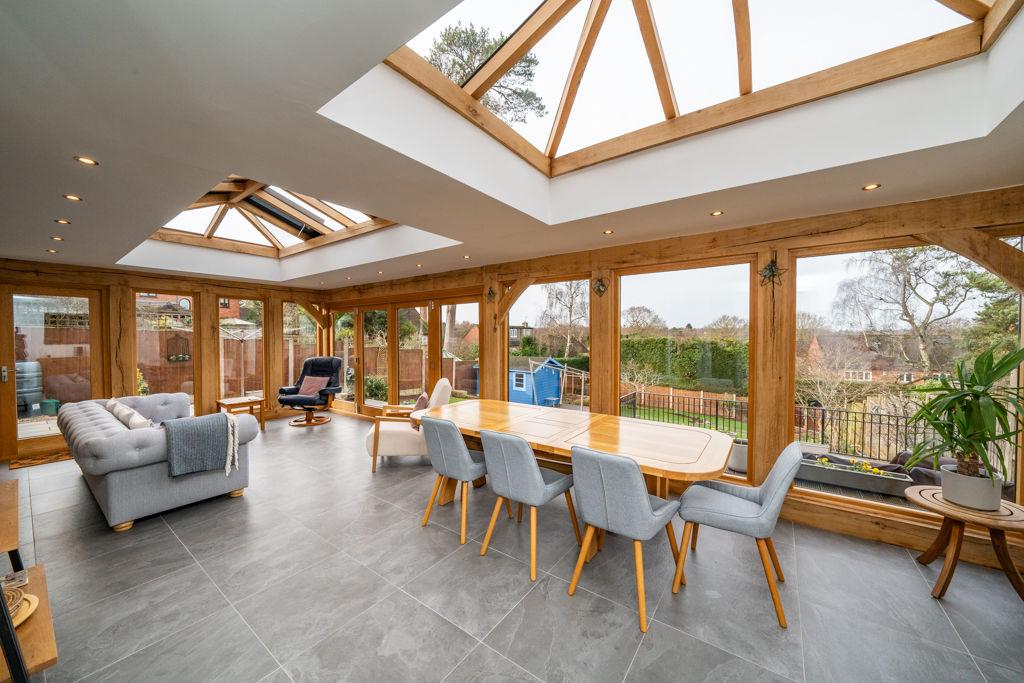 Oak framed orangery